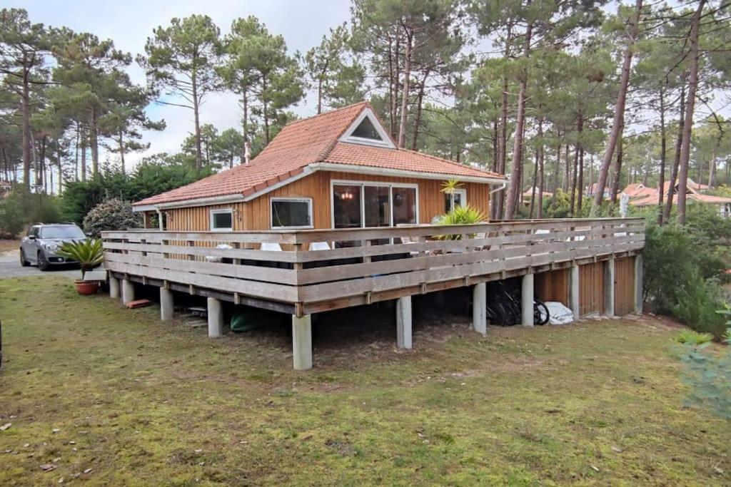 Chalet Du Bonheur - La Jenny Naturist Area Le Porge Zewnętrze zdjęcie